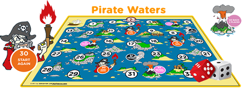 4th grade Pirate science board game