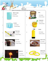 learn about mixtures with this worksheet for grade 2