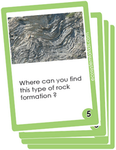 Earth movements flash cards