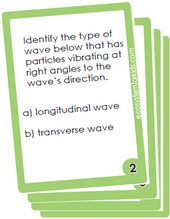 Energy transfer flash cards