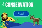 Conservation game quiz online for students.