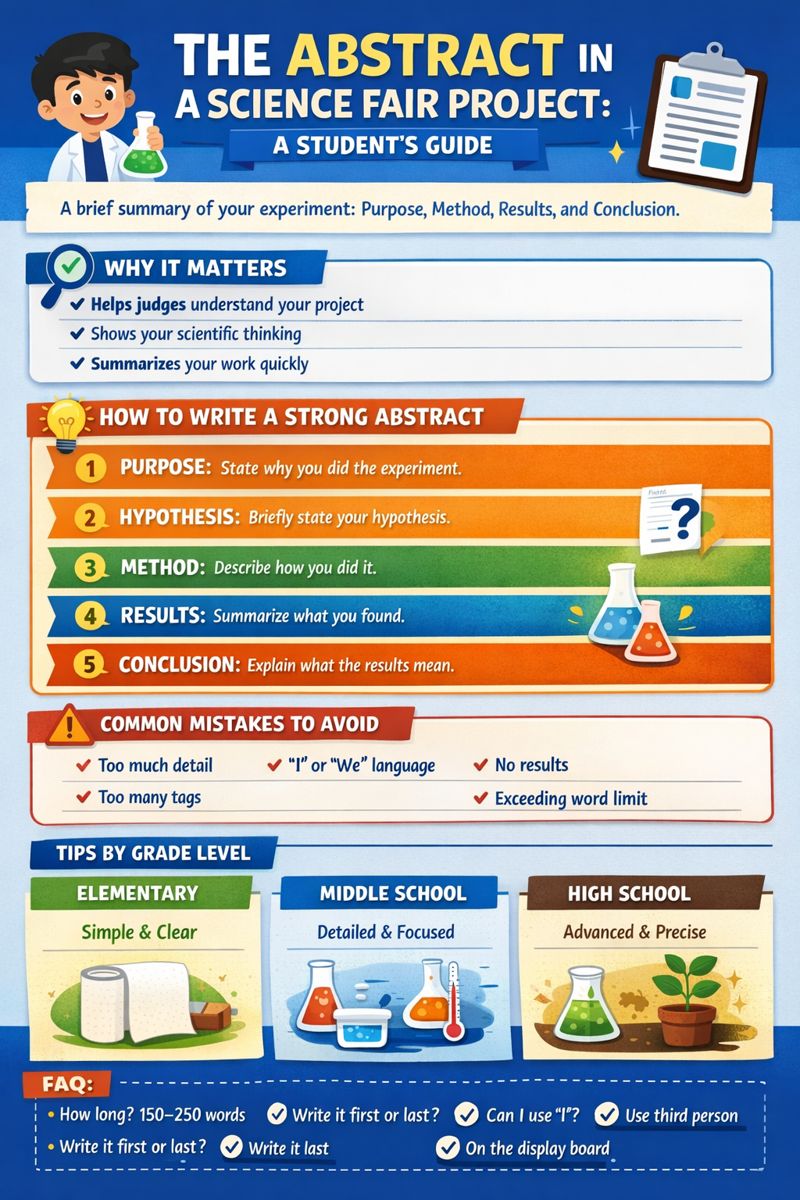 Abstract in a Science Fair Project