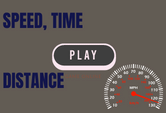 Speed, time and distance game trivia online.