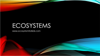 Ecosystems PPT for teachers