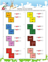 4th grade worksheet on predicting heat flow 